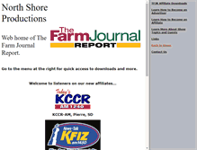 Tablet Screenshot of northshoreproductions.com